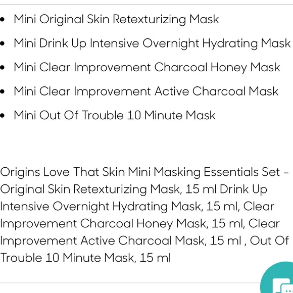 NEW MINI SIZE ORIGINS MASKS SET - Picture 2 of 5